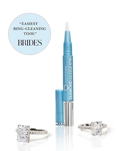 Connoisseurs 1050 Diamond Dazzle Stik – Portable Ring Cleaner Pen for Wedding Bands, Engagement Rings, Gemstones & Fine Jewelry – Safe & Easy At-Home Jewelry Cleaner (Single Pen) thumbnail 6