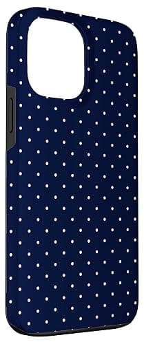 Boho Tiny Polka Dot Rockabilly Cute Navy Blue Polkadot Case for iPhone 13 Pro Max thumbnail 3