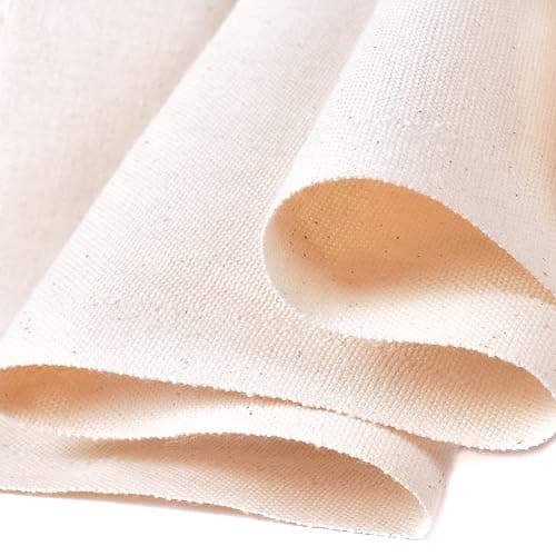 100% Natural Cotton 7 oz Canvas Fabric (Duck), 63 Inches Wide X 3 Yards Long - Image 1