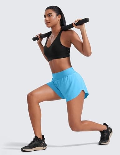 CRZ YOGA High Waisted Running Shorts thumbnail 3
