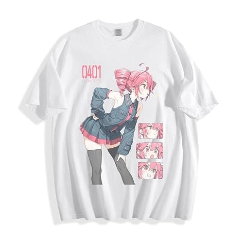 Offical Kasane Teto Anime T-Shirt - Cute Synthetic Voice Idol Graphic Tee, thumbnail 2