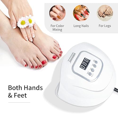 JODSONE U V LED Nail Lamp, Nail Dryer for Gel Polish, Led Light with Automatic Sensor & 4 Timers thumbnail 6