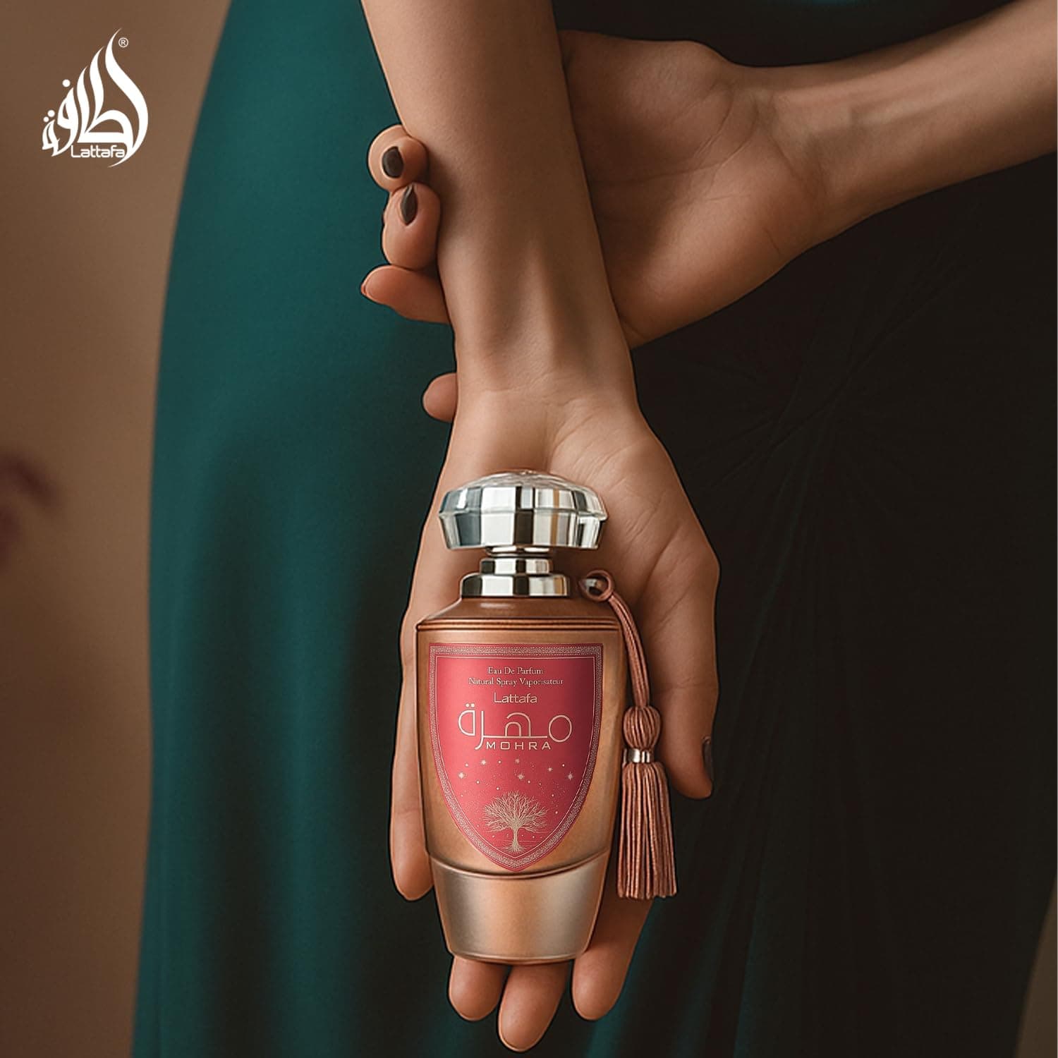 Lattafa Mohra Silky Rose Edp 100Ml Spray thumbnail 6