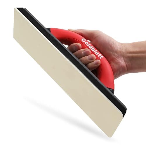 Goldblatt 4" x 12" Grout Float with 3 Pack Sponges for Grout Cleaning - Molded Rubber Grout Float, Floor & Tile Grout Tools with Soft-Grip Handle for Masonry, Drywall, Concrete, Stucco thumbnail 6