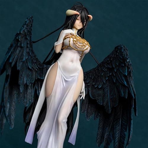RZAHUAHU Albedo 1/7 Figur Overlord Anime Model Girl PVC Action Figuren 24CM thumbnail 4