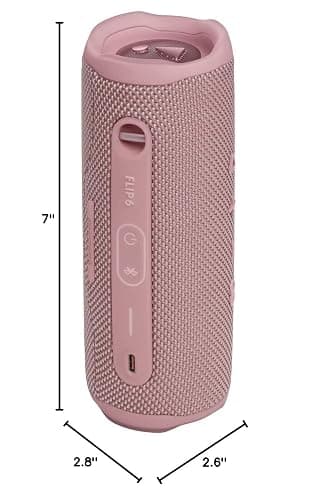 JBL Flip 6, Pink - Waterproof, Portable & Durable Bluetooth Speaker - Up to 12 Hours of Wireless Streaming - Includes Noise-Canceling Speakerphone, Voice Assistant Connect+ thumbnail 10