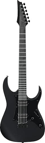Ibanez Gio GRGR131EX Electric Guitar - Black Flat - Image 1