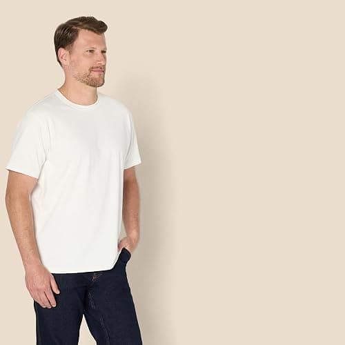 Amazon Essentials Mens Relaxed-Fit Heavyweight Cotton T-Shirt thumbnail 3