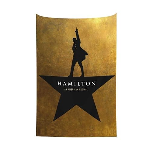 BITELF Hamilton The Musical Tapestry Wall Hanging Wall Art Home Decorations for Bedroom Living Room Dorm 40x60 inch thumbnail 7