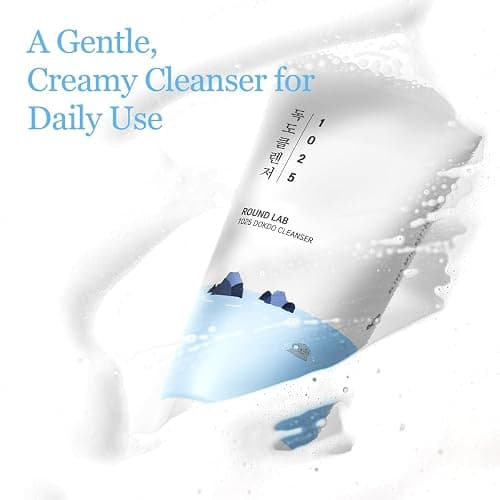 ROUND LAB 1025 Dokdo Cleanser 5.07 Fl Oz, Low pH Facial Cleanser for Sensitive Skin, Rich Soft Bubbles for Deep Cleansing and Makeup Removal, Hydrating Face Wash with Deep Sea Water, Korean Skin Care thumbnail 2