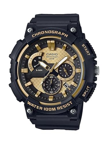 Casio Men's MCW-200H-9AVCF Retrograde Analog Display Quartz Black Watch - Image 1