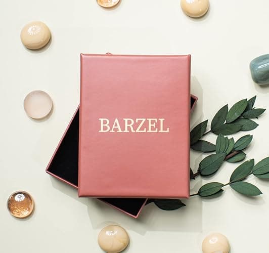 Barzel 18K Gold Plated Multicolor Stone Crystal Oval Necklace for Women - Made In Brazil thumbnail 5