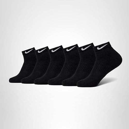 Nike Unisex Adult Everyday Cushioned Training Low Socks (6-Pack) | Mens and Womens thumbnail 6