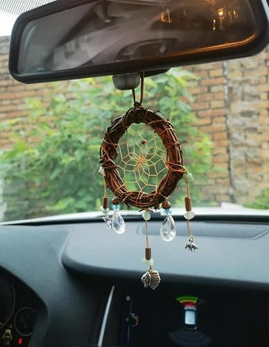 Twilight-Inspired Natural Rattan Dream Catcher with Alloy Chief Wolf Bear Pendants Ideal Gift for Girls Children Twilight Gifts Remorelt thumbnail 9