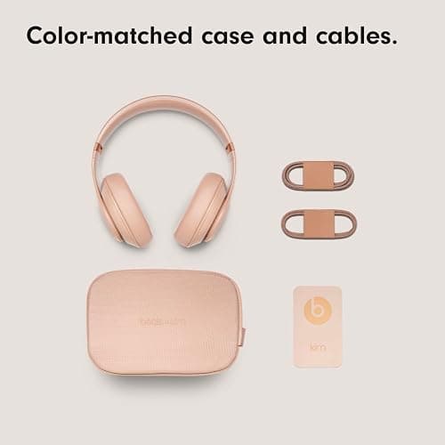 beats Studio Pro x Kim Kardashian – Bluetooth Noise Cancelling Headphones, Personalized Spatial Audio, USB-C Lossless Audio, Apple & Android Compatibility, Up to 40 Hours Battery Life – Moon - Moon - Studio Pro - Without AppleCare+ thumbnail 6