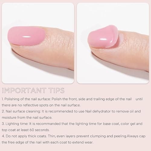 Vishine Top Coat- 15ML No Wipe Top Coat Gel Nail Polish High Gloss Shine Finish Long Lasting Home DIY Professional Manicure thumbnail 8