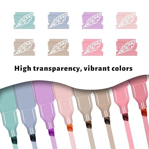 Vitoler Bible Highlighters,8 Colors Cute Highlighters with Chisel Tip for Bible Accessories School Office Supplies thumbnail 3