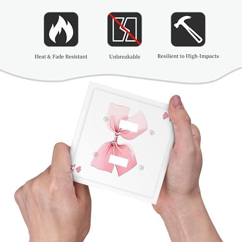 Funny Pink Bowknot Double Toggle Light Switch Cover 2 Gang Wall Plate Decorative Switchplate Electrical Faceplate Standard Size for Kitchen Bathroom Home Decor thumbnail 6