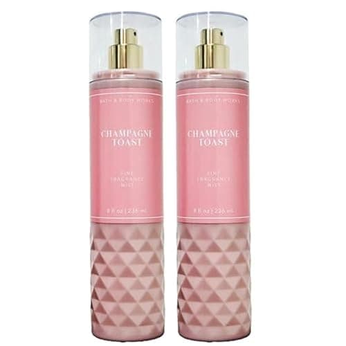 Bath & Body Works CHAMPAGNE TOAST Fine Fragrance Mist - PACK OF 2 (FULL SIZE MIST 8FL OZ / 236 ML) Packaging Varies - Image 1