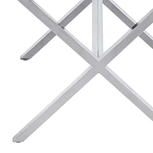 DUHOME Vanity Stool,Modern PU Leather Ottoman Stool Chair for Vanity,Vanity Bench with Metal X Legs, Rectangle Makeup Stool Padded Foot Rest Stool for Makeup Room, Living Room, Bathroom,White - White thumbnail 5