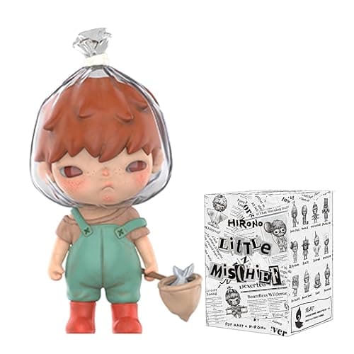 POP MART HIRONO Little Mischief Series, Hirono Blind Box Figures, Random Design Action Figures Collectible Toys Home Decorations, Holiday Birthday Gifts for Girls and Boys, Single Box
