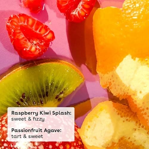 eos 100% Natural Lip Balm, Raspberry Kiwi Splash & Passionfruit Agave, All-Day Moisture, Lip Care Products, 0.14 oz, 2-Pack thumbnail 2