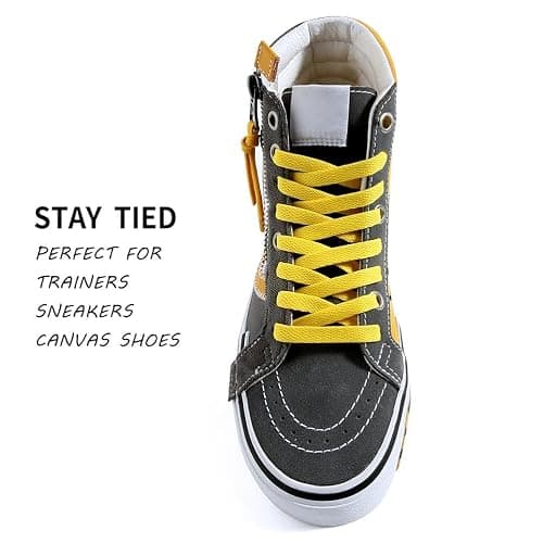 VSUDO Flat Shoe Laces for Sneakers, Shoelaces for Sneakers, Athletic Shoelaces thumbnail 3