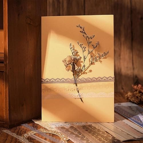 Obujopal 40 Pcs Transparent Lace PET Stickers for Scrapbooking Junk Journal Card Making Collage Diary Planner Notebook Letter Photo Album Craft Project Decoration, 5 Patterns (Brown) thumbnail 6