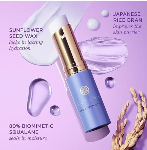 Tatcha The Serum Stick | Smooth Dry Fine Lines Instantly, Face & Eye Brightener Stick 8 G | 0.28 oz thumbnail 6