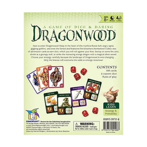 Gamewright Dragonwood A Game of Dice & Daring Board Game Multi-colored, 5" thumbnail 4