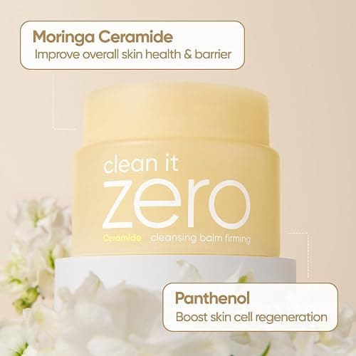 BANILA CO Clean it Zero Firming Cleansing Balm | Korean Makeup Remover, Cleansing Oil to Soothe and Moisturize Skin | Vegan | Made with Moringa Ceramide and Panthenol (100ml/3.38 fl.oz) thumbnail 3