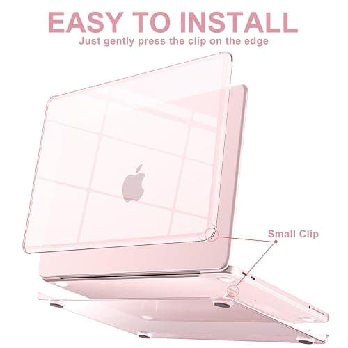 AKIT for MacBook Neo Case 13 inch 2026 A3404 (A18 Pro), Ultra Crystal Pink | Raised-Edge, Color-Matched, Easy Snap-On, Scratches&Fingerprints Resistant, Hard Shell Protector Cover for New Mac Neo 13'' thumbnail 4
