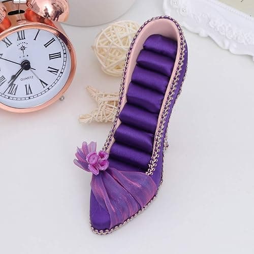 PACKOVE High Heel Jewelry Holder Shoe Ring Holders High-Heeled Earring Organizer Shoe Ring Rack Display Stand thumbnail 5