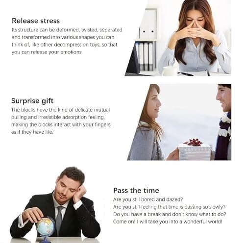520 Desktop Puzzles Toys for Teenager Adult Stress Relief Magnetic-Slime Toy Office Magnet-Putty thumbnail 5