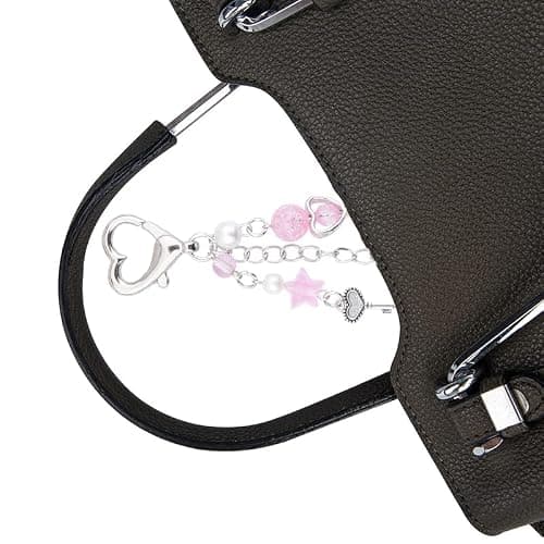 Guqqeuc Y2k Aesthetic Keyring for Car Keys Butterfly Star Keychain for Bag Handbag Y2k Aesthetic Heart Bow Bag Charms for Women Girls thumbnail 5