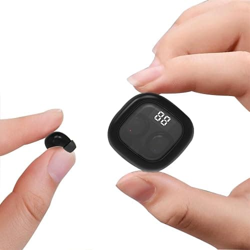 Ear Buds Invisible Mini Earbuds Wireless Bluetooth, Smallest Low Profile Micro Tiny Discreet Hidden Earbuds for Work, Small Headphones, Sleep Wireless Earphone IPX5 Waterproof for Small Ear Canals - Image 1