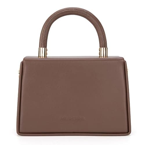 Milan Chiva Small Top Handle Purses for Women Mini Satchel Crossbody Bag Elegant Square Bag thumbnail 5