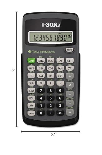 Texas Instruments TI-30Xa Scientific Calculator thumbnail 10
