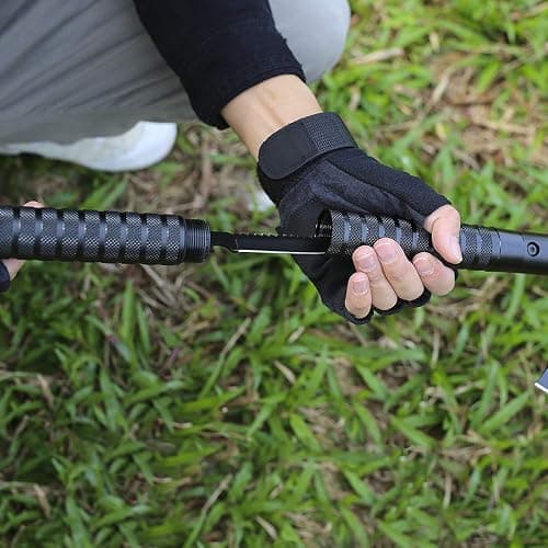 LIANTRAL Survival Camping Axe, Folding Tactical Axe Hatchet with Hammer, Nylon Sheath for Outdoor Adventures thumbnail 4