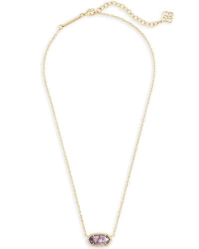 Kendra Scott Elisa Pendant Necklace for Women, Fashion Jewelry, 14k Gold-Plated thumbnail 2