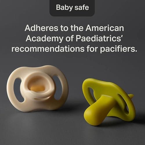 Tommee Tippee Stay Put Pacifier Set, Contains 2 Ultra-Light StayPut Glow in The Dark Pacifiers and 2 Ultra-Light StayPut Pacifiers, 6-18 Months, Colors May Vary, One-Piece Silicone Design, Pack of 4 thumbnail 6