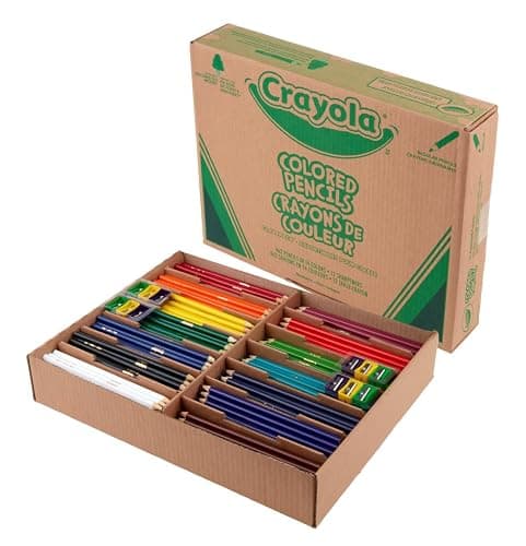 Crayola Colored Pencil Classpack (462ct), Bulk Colored Pencils, 14 Assorted Colors, School Supplies for Teachers, Ages 3+ - 14 Assorted Colors thumbnail 2
