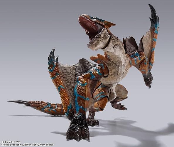 TAMASHII NATIONS - Monster Hunter Rise - Tigrex, Bandai Spirits S.H.MonsterArts Action Figure thumbnail 4