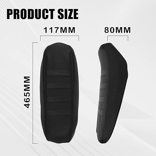 BAOUFF Seat Cover for 79bike Falcon Pro,Waterproof Non-Slip Cushion Cover for Electric Dirt Bike 79 Bike Falcon Pro-Black thumbnail 3