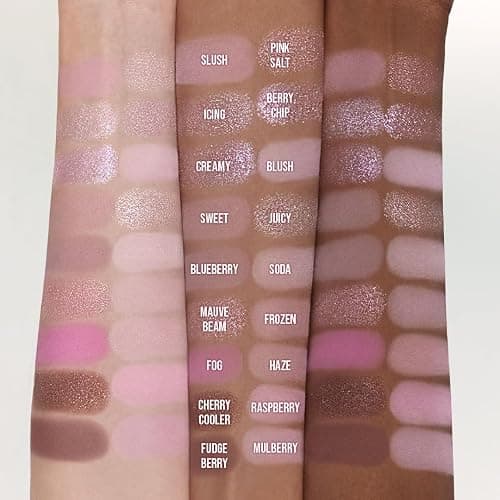 dasique Shadow Palette #18 Berry Smoothie l Vegan, Cruelty-Free l 18 Blendable Shades in Smooth Matte and Shimmer Finishes with Gorgeous Pearls thumbnail 5