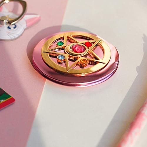 SHOWLOUE Makeup Compact Mirrors, Personal Makeup Mirror Portable Travel Handheld Foldable Double Sided Mirror thumbnail 7