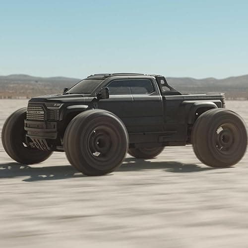ARRMA 1/10 Big Rock 4X4 223S BLX BRUSHLESS Street Truck RTR with DSC, (Black), ARA4312V4T1 - Black thumbnail 6