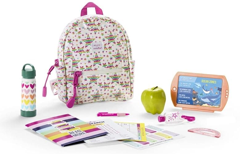 American Girl Truly Me 18-inch Doll Star Student Backpack Playset with Doll Tablet & Reversible Screens, For Ages 6+ thumbnail 4