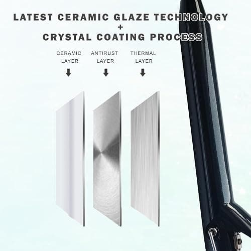 abp 1 Inch Curling Iron Extra Long Barrel with Ceramic Coating for Long/Medium Hair,LED Display Instant Heat up to 450°F with clamp,Hair Waving Style Tool Girls & Women thumbnail 2