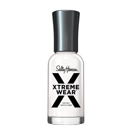 Sally Hansen Xtreme Wear, White On, Long Lasting, Chip Resistant, Semi Opaque, Shiny White Nail Polish - Image 1